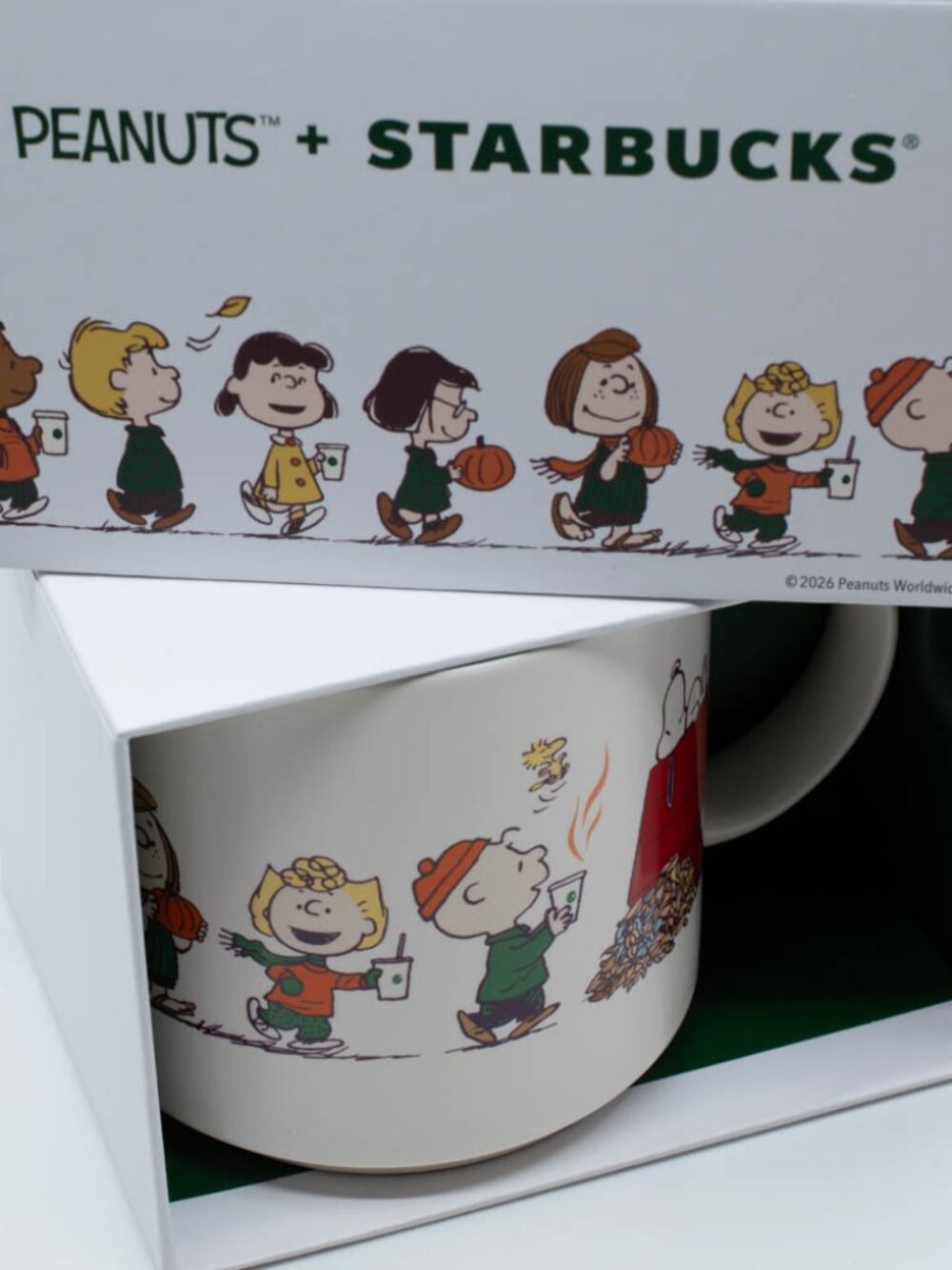 Starbucks x Peanuts The Great Pumpkin Peanuts Gang Snoopy 14 oz. Ceramic Mug